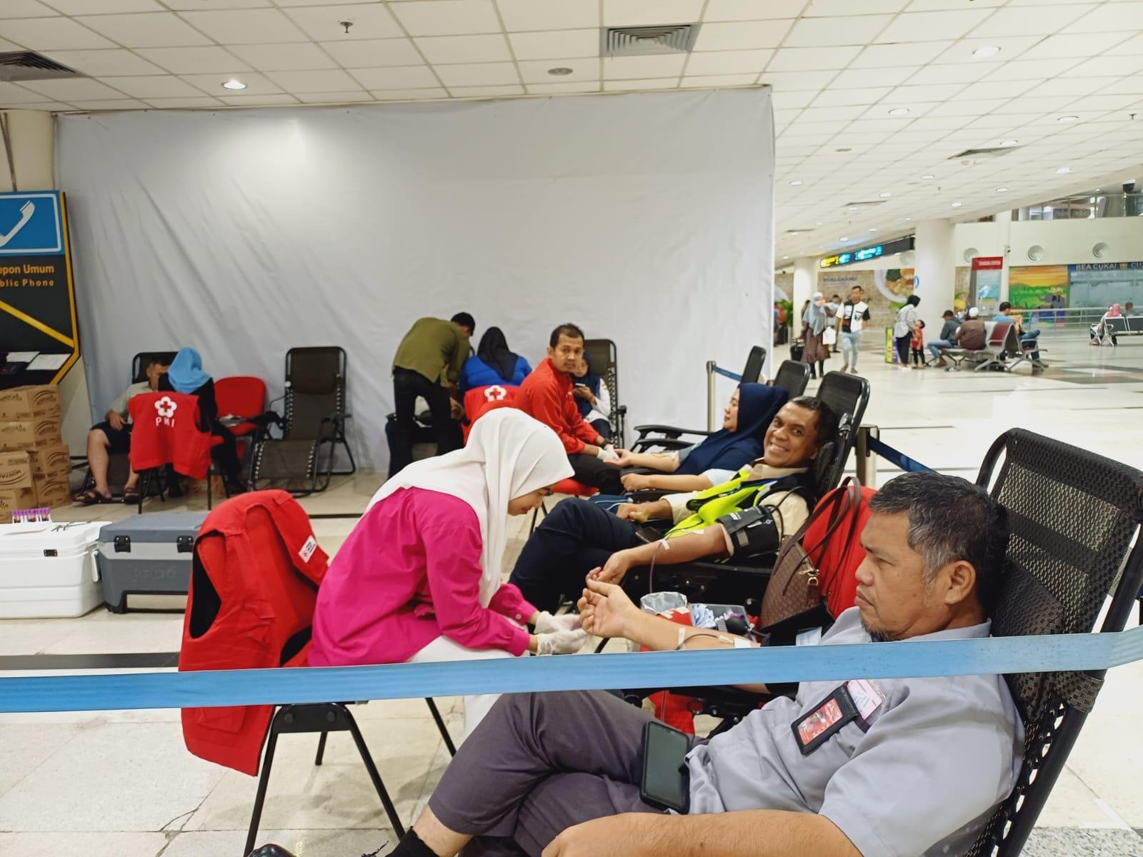HUT Ke-1 SERASI Gelar Bakti Sosial Donor Darah Di Bandara Kualanamu - Kamis, 16 Januari 2025